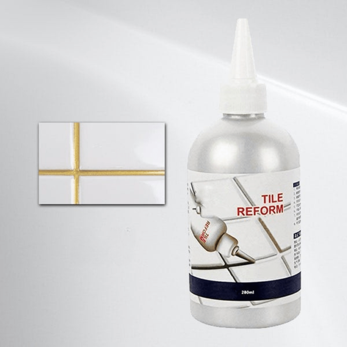 AquaShield TileSeal Pro | Wasserdichter Fugenfüller | Verhindert Schimmel & Risse | Langanhaltende Fliesenversiegelung | Einfache Anwendung