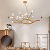 MAEVELLA – Elegante plafondlamp van hars en aluminium