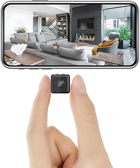 SecureView – Mini caméra de sécurité 1080P avec détection de mouvement et contrôle via application