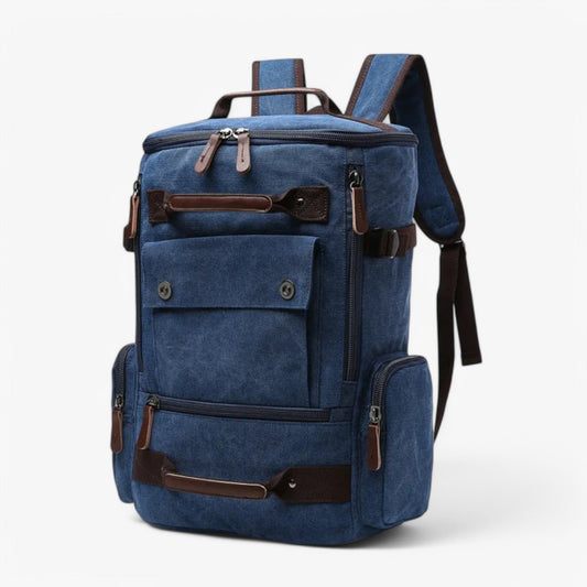 VintageCanvas Rucksack – Stilvoll & Funktional mit Laptopfach für Alltag & Abenteuer-1