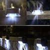 STICKGLOW – Lampes solaires autocollantes pour un éclairage d'ambiance dans le jardin