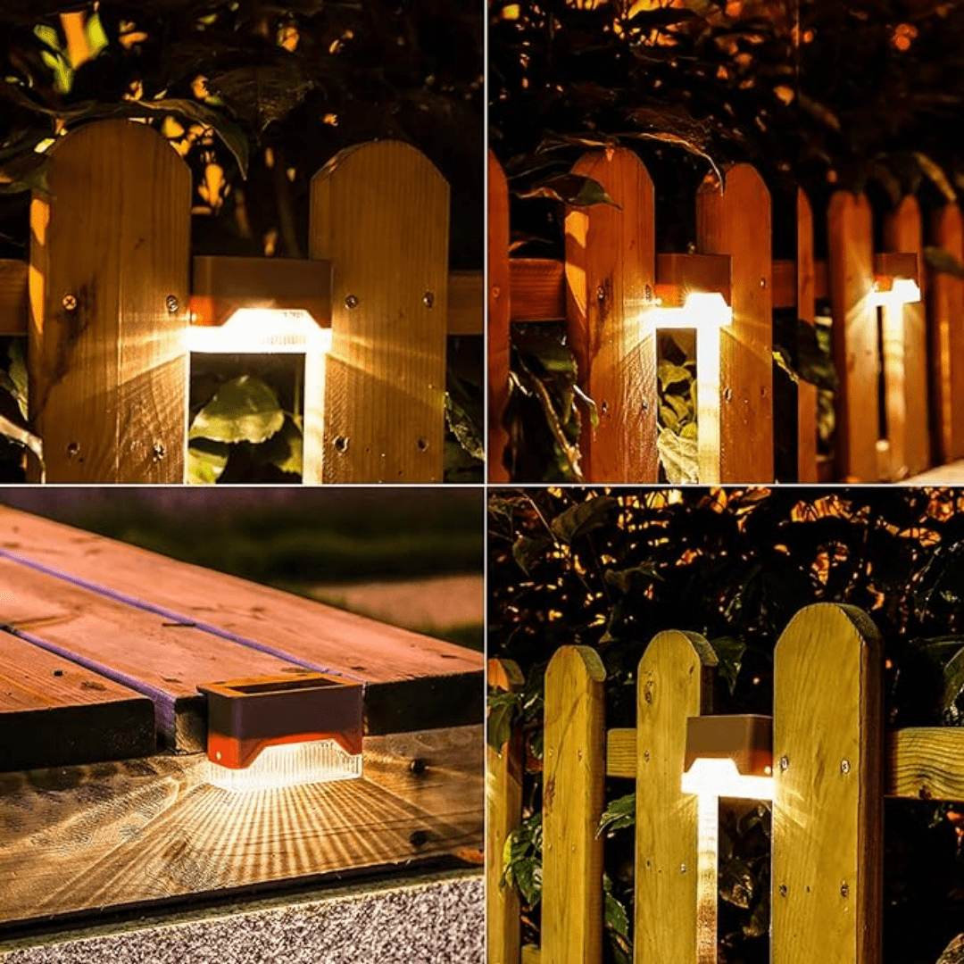 STICKGLOW – Lampes solaires autocollantes pour un éclairage d'ambiance dans le jardin