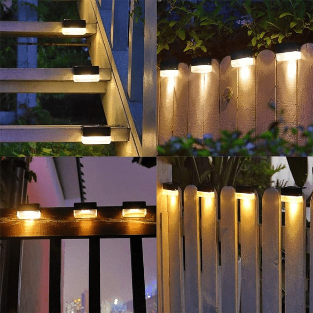STICKGLOW – Lampes solaires autocollantes pour un éclairage d'ambiance dans le jardin