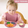 Set in silicone MunchMate – set di apprendimento per bambini in 6 pezzi per un'alimentazione autonoma e senza stress