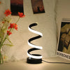Moderne Spiral-LED-Tischlampe