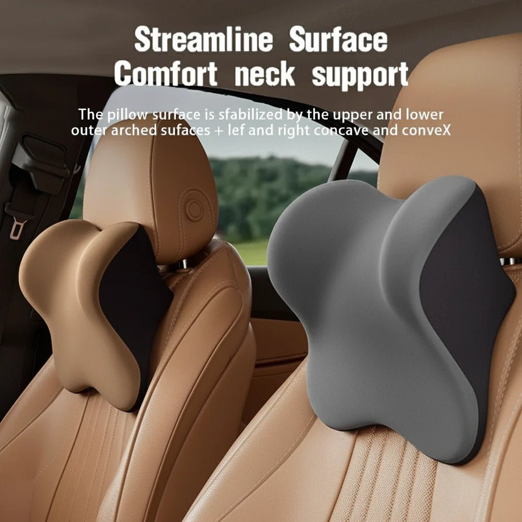 ERGOSNOOZE – Memory Foam Auto-Nacken- & Lendenkissen für maximalen Komfort