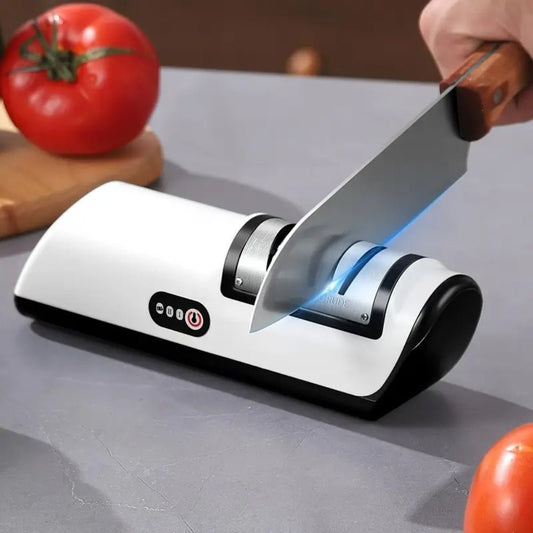 SharpEase Duo – Afilador de cuchillos recargable de 2 etapas