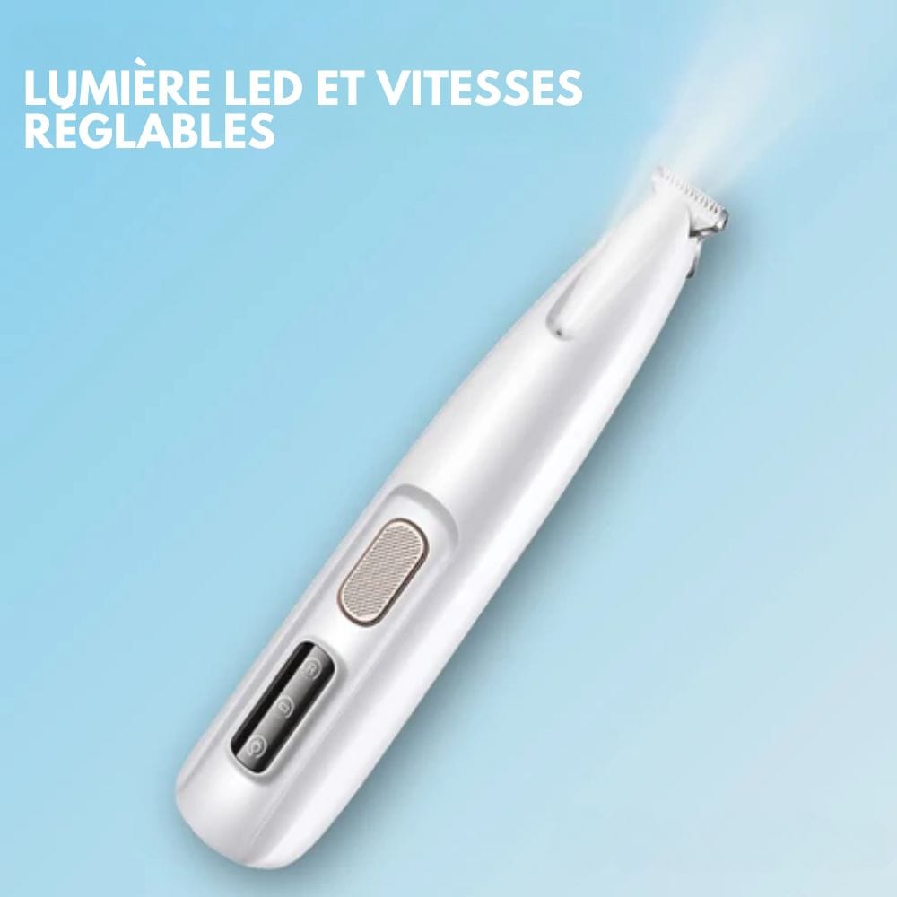 SilentPet Trimmer – Geräuscharmer Fellschneider für empfindliche Zonen bei Hund & Katze
