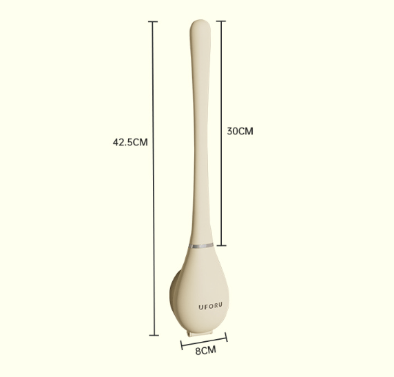 HygieBrush – Hygienische Silikon Toilettenbürste mit Wand- & Standhalterung