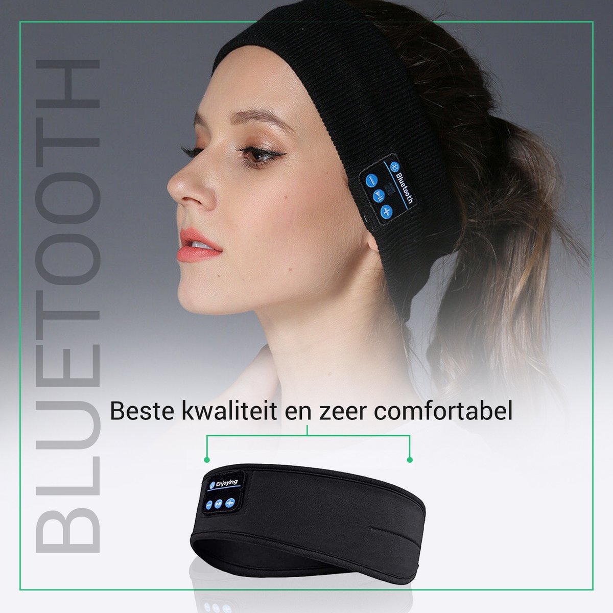 Sleepwave Bluetooth Schlafband – Musik-Schlafhilfe für erholsamen Schlaf & Entspannung