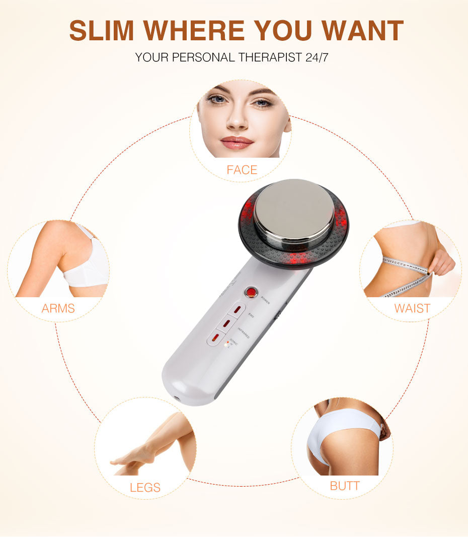SlimShape – 3-in-1 Cellulite- & Fettbrenner mit EMS, Ultraschall & Infrarotlicht