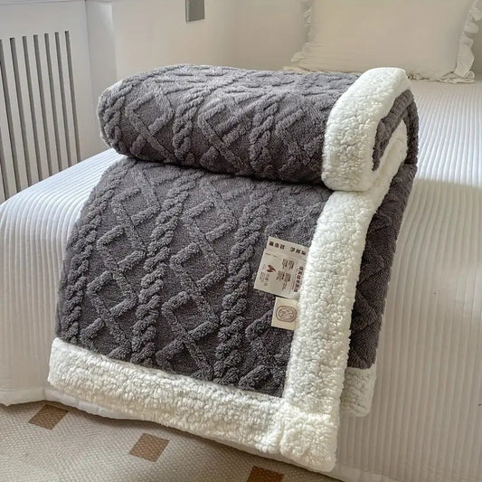 Coperta Snuggle Sherpa – Lussuosa coperta accogliente per ogni stagione