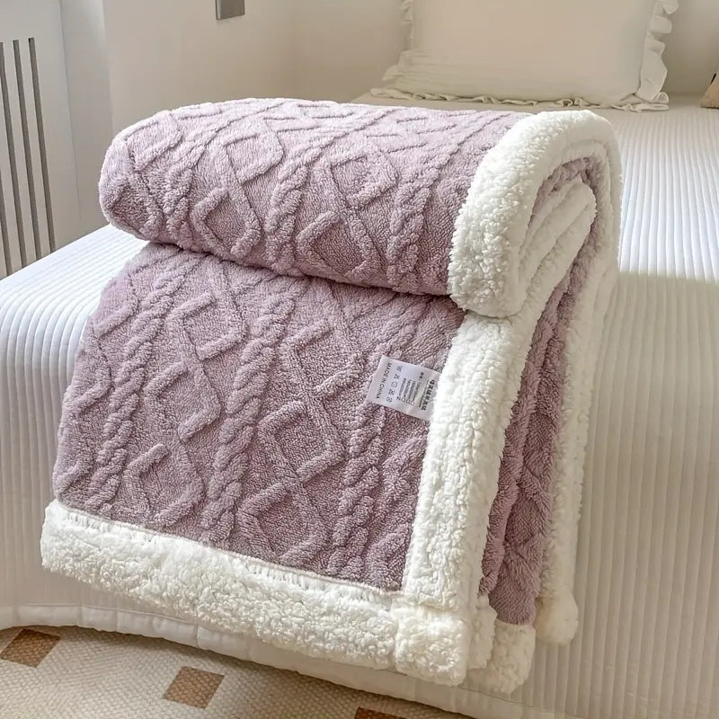 Coperta Snuggle Sherpa – Lussuosa coperta accogliente per ogni stagione
