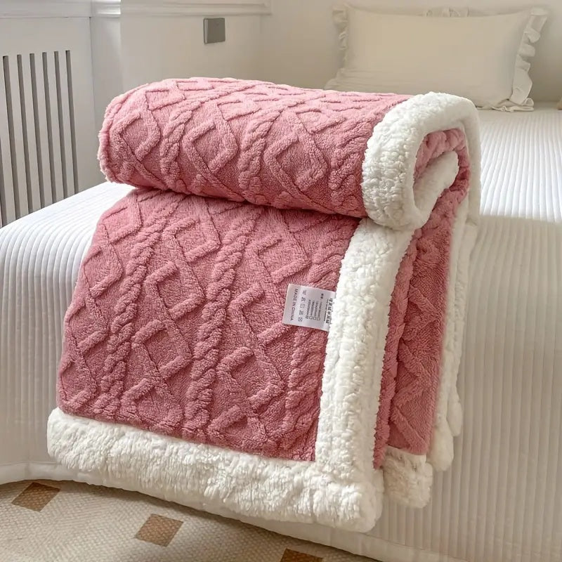 Coperta Snuggle Sherpa – Lussuosa coperta accogliente per ogni stagione