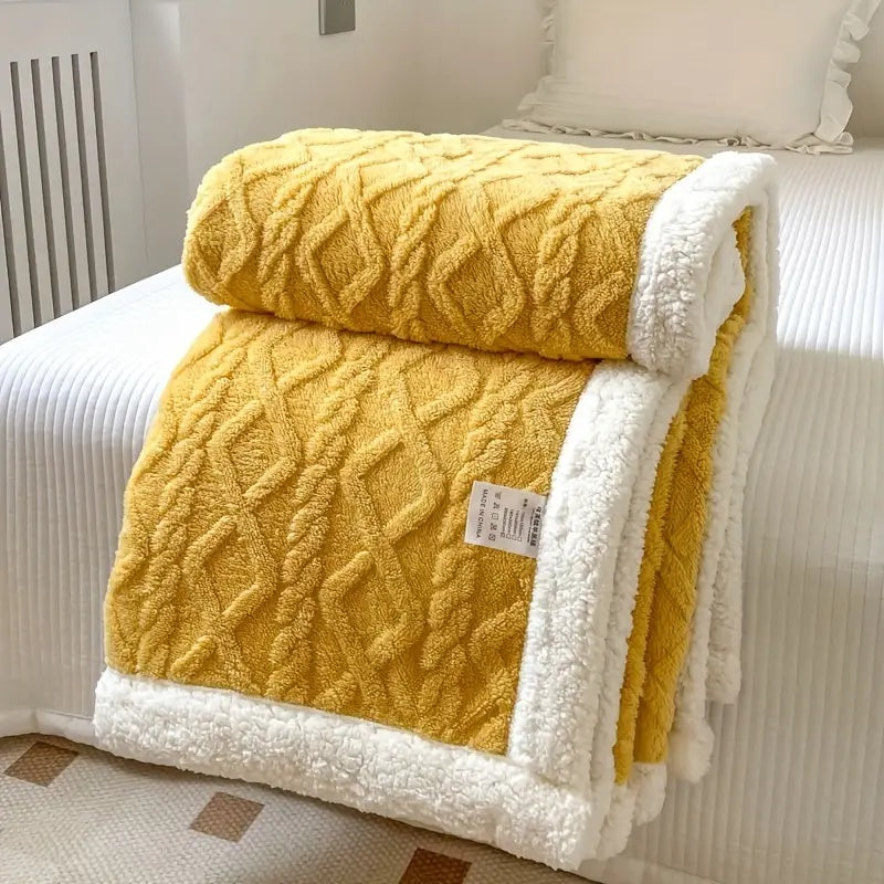Coperta Snuggle Sherpa – Lussuosa coperta accogliente per ogni stagione