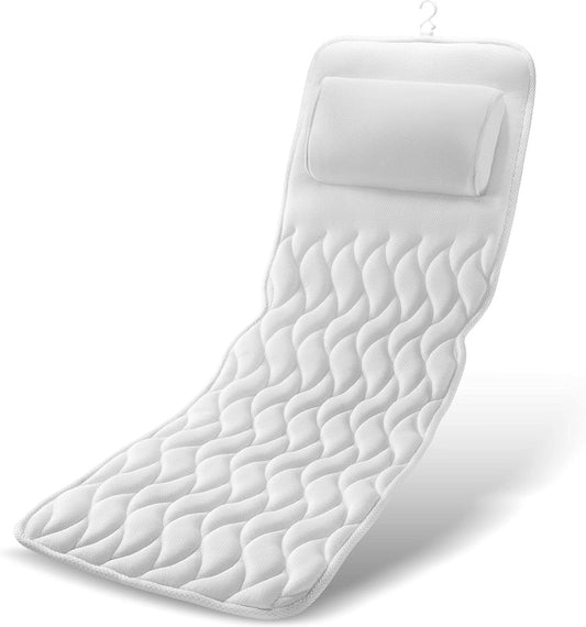 RELAXURA – Ergonomisches Ganzkörper Badewannenkissen für Komfort