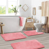 SoftStep Luxe – Set di 3 tappetini da bagno in memory foam con fondo antiscivolo
