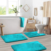 SoftStep Luxe – Set di 3 tappetini da bagno in memory foam con fondo antiscivolo