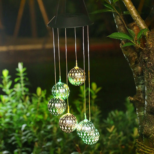 SOLARIA – Solar Windspiel mit LED-Licht für Garten & Terrasse