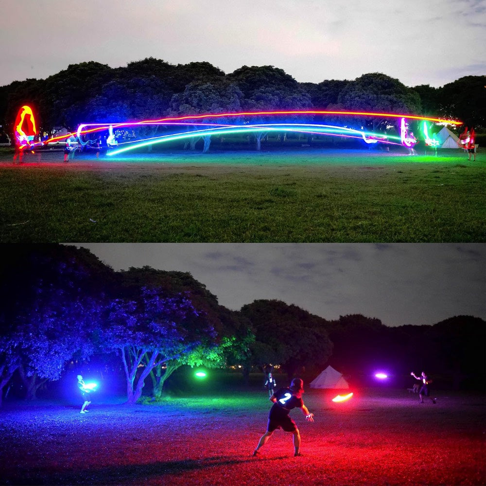 LUMIDISC – LED Leuchtendes Frisbee für Nachtspiele & Outdoor-Spaß