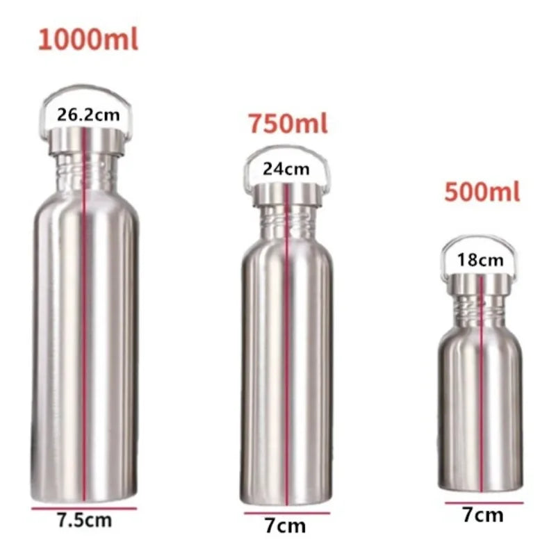 SteelFlow – Edelstahl Trinkflasche 1000ml für Sport & Outdoor