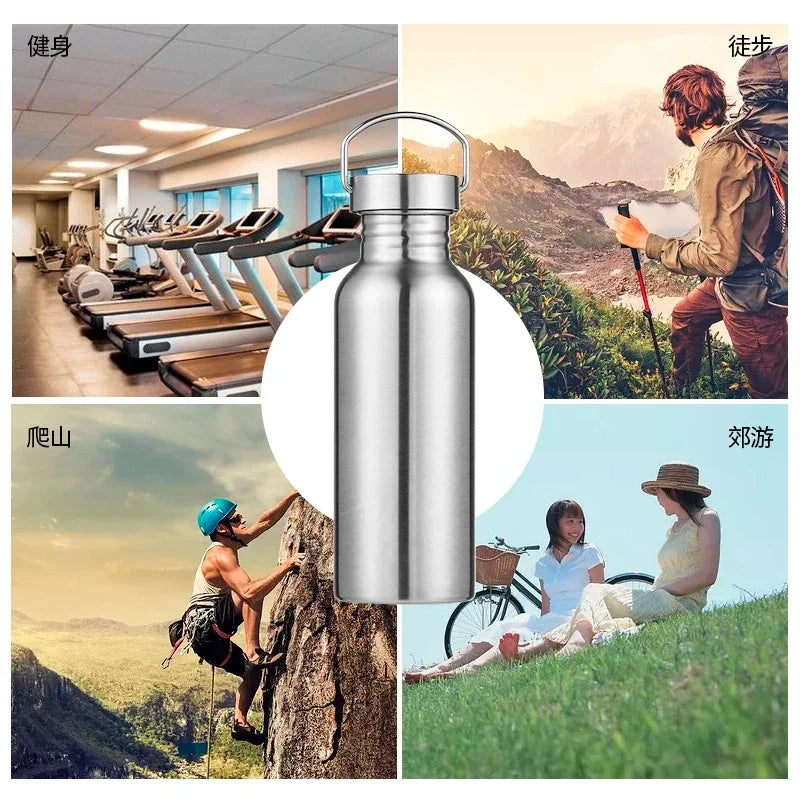 SteelFlow – Edelstahl Trinkflasche 1000ml für Sport & Outdoor
