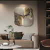 StoneAura – Reloj de pared moderno de diseño en piedra arenisca