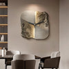 StoneAura – Reloj de pared moderno de diseño en piedra arenisca