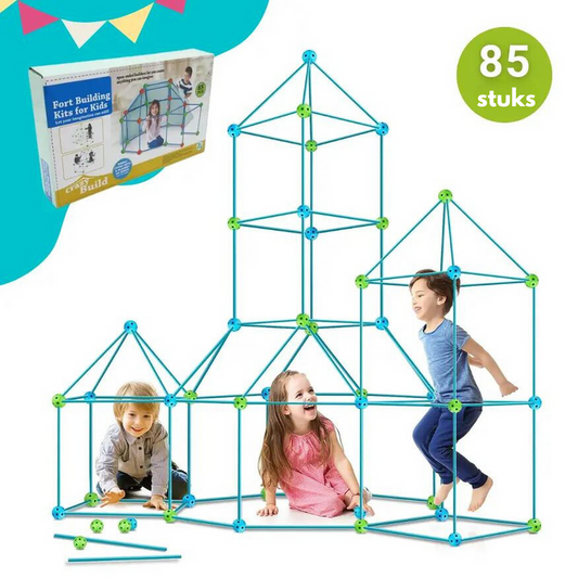 ImagiFort Builder – Kit de construction créatif pour aventures en intérieur dans la chambre d'enfant