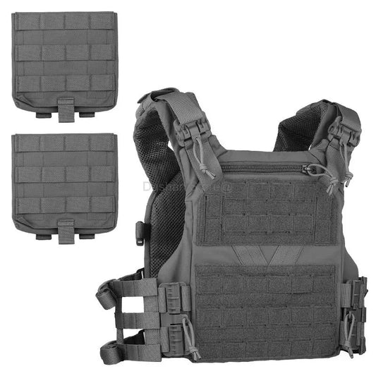 PORTADOR DE ARMADURA TÁCTICA – Chaleco protector modular con sistema de liberación rápida y MOLLE