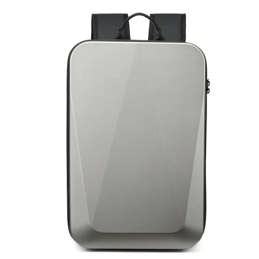 Mochila TECHGUARD – Mochila para portátil con protección antirrobo, USB y carcasa rígida