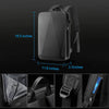 Mochila TECHGUARD – Mochila para portátil con protección antirrobo, USB y carcasa rígida