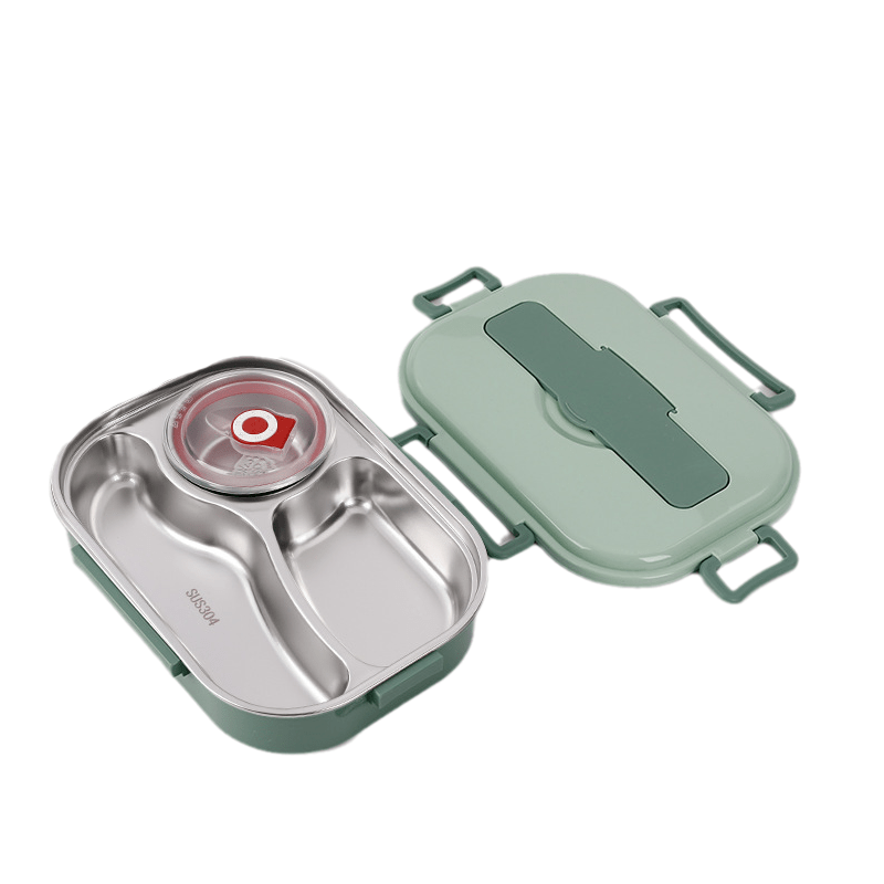 NUTRIBOX – Edelstahl Lunchbox mit Fächern für frische & organisierte Mahlzeiten