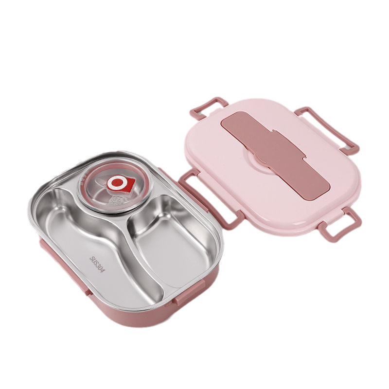 NUTRIBOX – Edelstahl Lunchbox mit Fächern für frische & organisierte Mahlzeiten