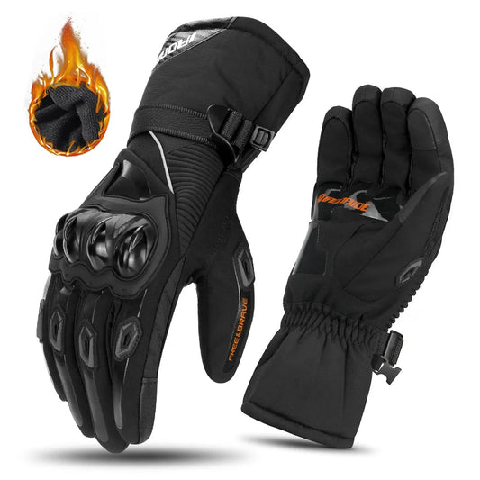 Guanti da moto ThermoGrip – Impermeabili, antivento e isolati per viaggi invernali con funzione touchscreen