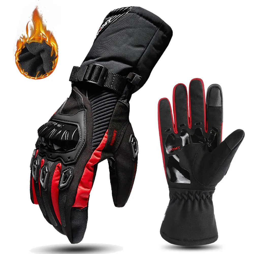 Guanti da moto ThermoGrip – Impermeabili, antivento e isolati per viaggi invernali con funzione touchscreen