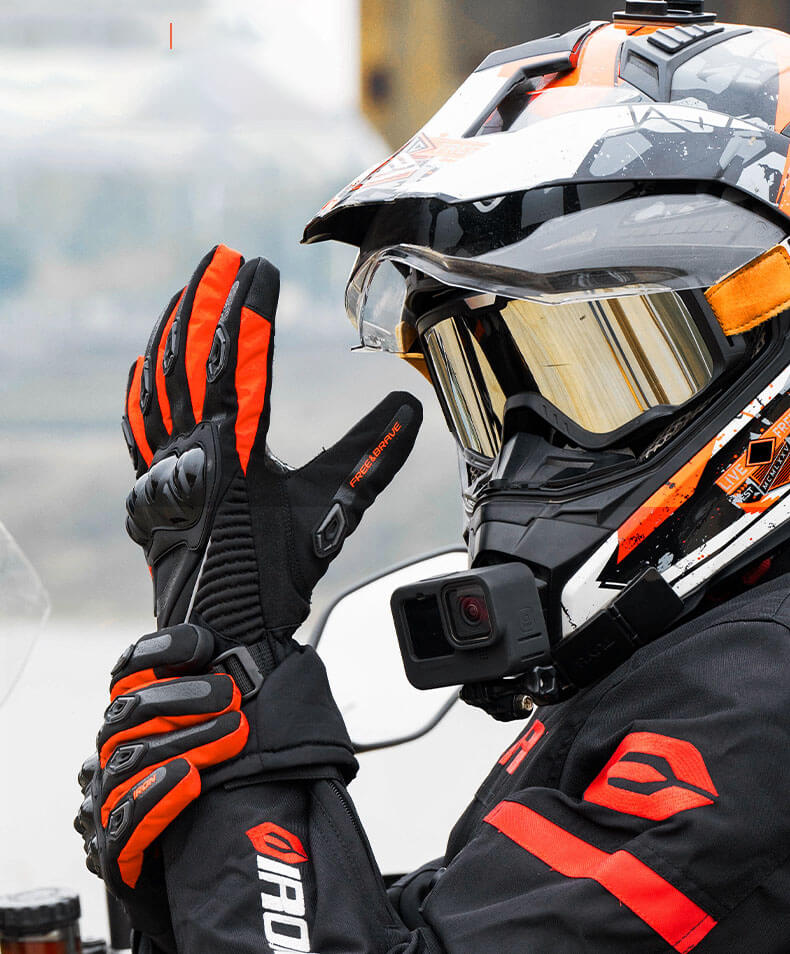 Guanti da moto ThermoGrip – Impermeabili, antivento e isolati per viaggi invernali con funzione touchscreen