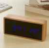 TIMBORA – Minimalistischer LED-Bambus-Wecker mit Temperaturanzeige 7