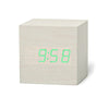 TIMECUBE – Reloj despertador digital LED – Cubo compacto con hora, fecha y visualización de temperatura