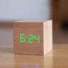 TIMECUBE – Reloj despertador digital LED – Cubo compacto con hora, fecha y visualización de temperatura