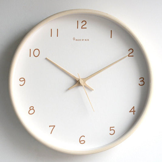 TIMEHAVEN – Silent Wooden Wall Clock with Battery Operation 0