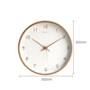 TIMEHAVEN – Silent Wooden Wall Clock with Battery Operation 4