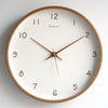 TIMEHAVEN – Silent Wooden Wall Clock with Battery Operation 5