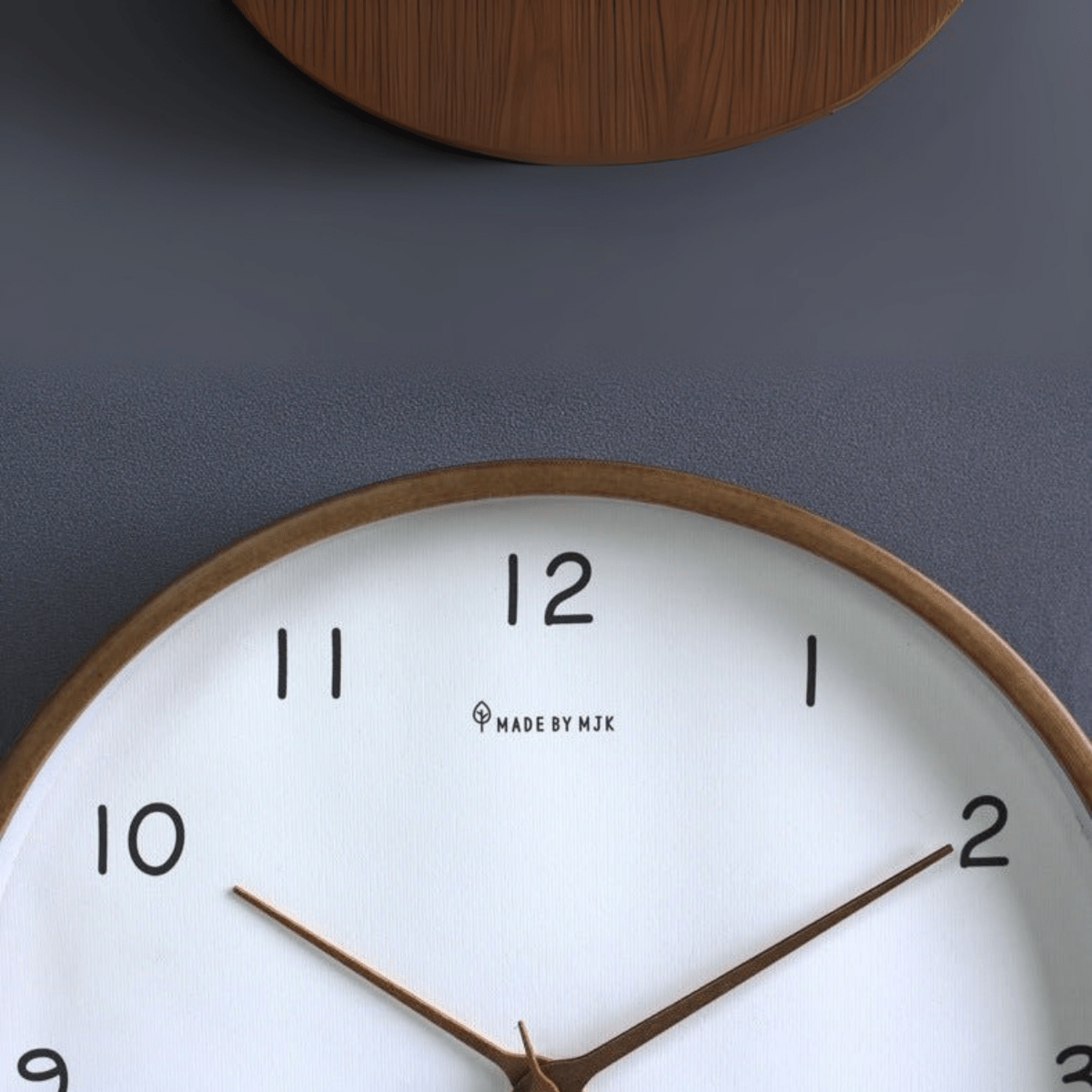 TIMEHAVEN – Silent Wooden Wall Clock with Battery Operation 6