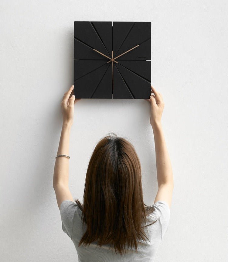 TIMEMUTE – Minimalistische, moderne, geräuschlose Wanduhr für Wohnzimmer 2