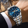 OROLOGIO TITANFORCE – Orologio da uomo – Orologio sportivo in titanio impermeabile con cronografo e sveglia