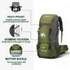 TRAILPRO 50L – Mochila de senderismo con sistema de espalda transpirable y compartimento para zapatos