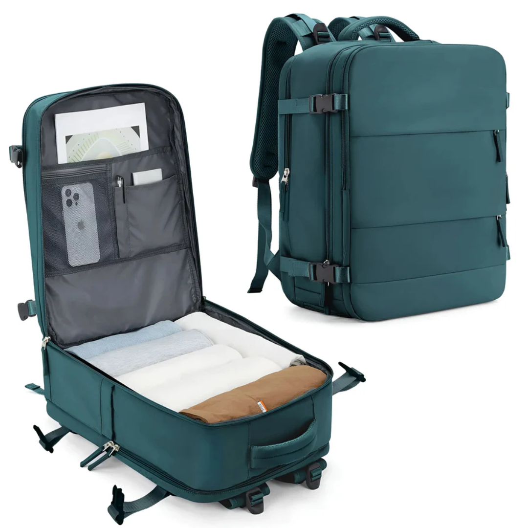 TravelMate Equipaje de mano – Equipaje de cabina ligero y espacioso para viajes organizados