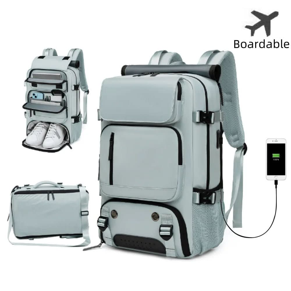 sicherer reiserucksack ReiseMAX Rucksack USB-Anschluss Anti-Diebstahl-Fach – Wohnish