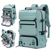 TRAVELMAX Mochila de viaje con puerto USB, compartimento para zapatos y bolsillo antirrobo